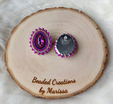 Purple Earrings