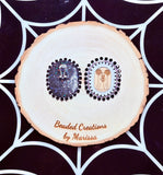 Engraved Mickey Ghost Earrings