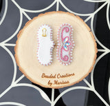 Pink Motif Earrings
