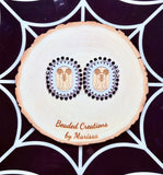 Engraved Mickey Ghost Earrings