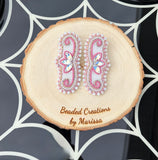 Pink Motif Earrings
