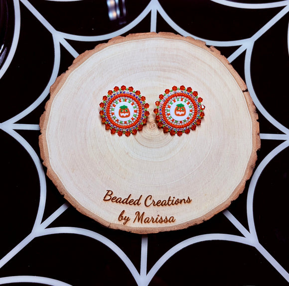 Pumpkin Cookie Earrings