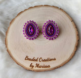 Purple Earrings