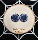 Navy Blue Earrings
