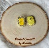 Yellow Peep Earrings