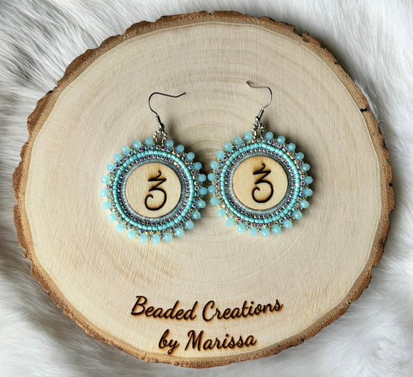 Light Blue Epit Earrings