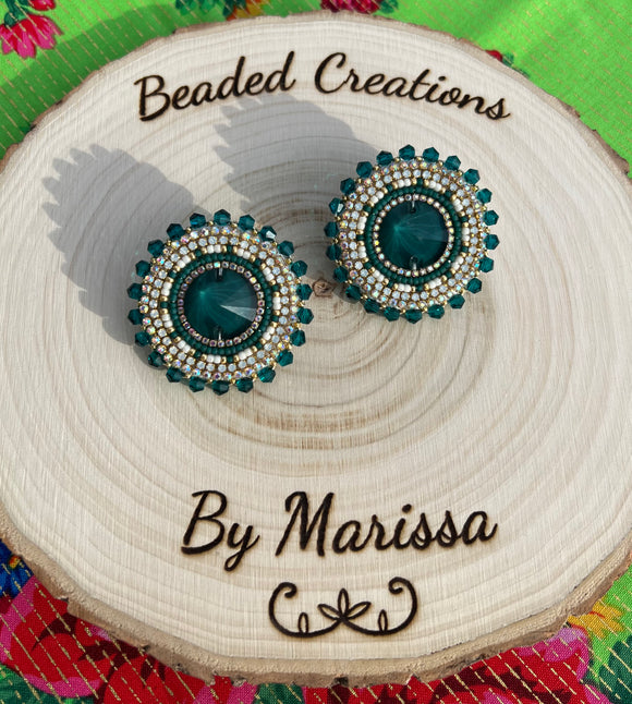 Emerald Green Earrings