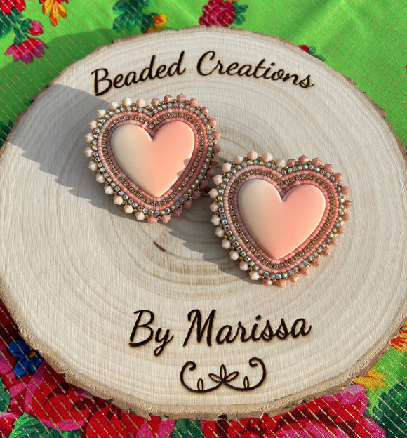 Peach Ombré Earrings